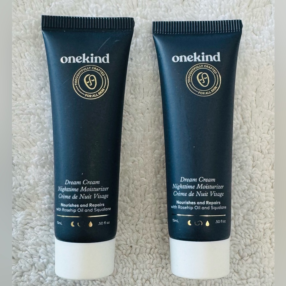 Onekind Dream Cream Nighttime Moisturizer Mini Duo 15ml X 2 BRAND NEW/SEALED